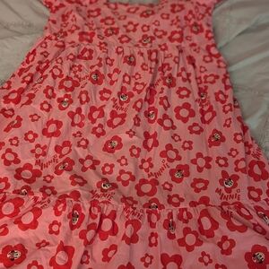 Disney Minnie Mouse Pink Floral Dress